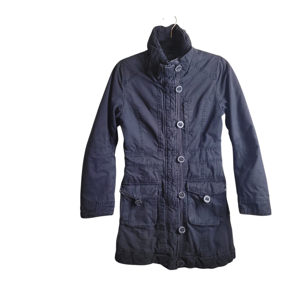 H&M LOGG Black Button-Up Jacket